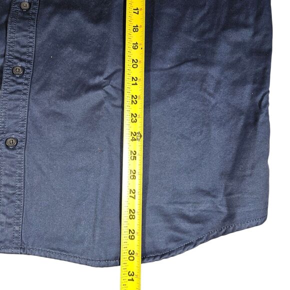 L L Bean Flannel Lined Hurricane Shirt Men's XL Mariner Blue Shacket Warm Jacket - Picture 9 of 9